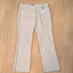 Express Beige Editor Barely Boot Pants
